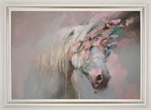 Shinme - Visions by Christian Hook - Framed Stretched Canvas